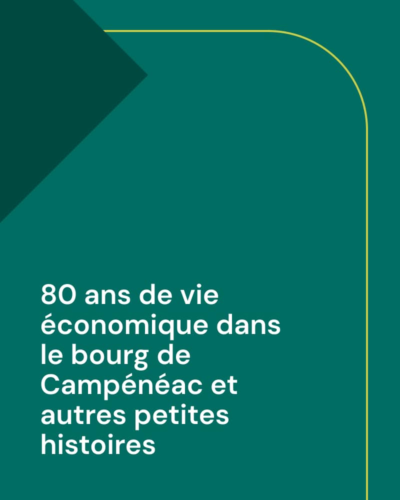 RIGOIS, B (2023). 80 ans de vie économique dans le bourg de Campénéac et autres petites histoires, Mémoire et Patrimoines de Campénéac, Campénéac.