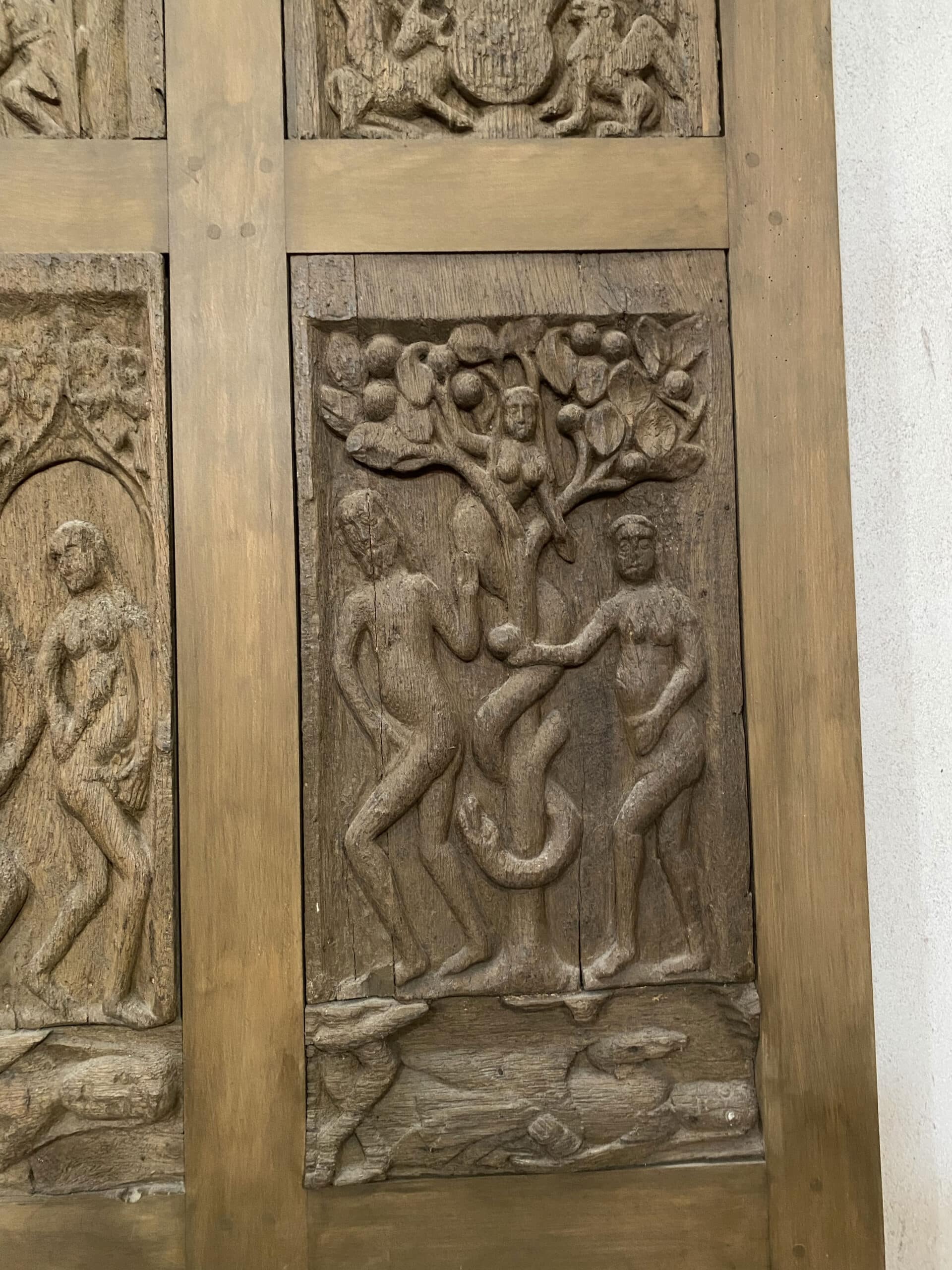 Adam et Eve devant l'arbre de connaissance