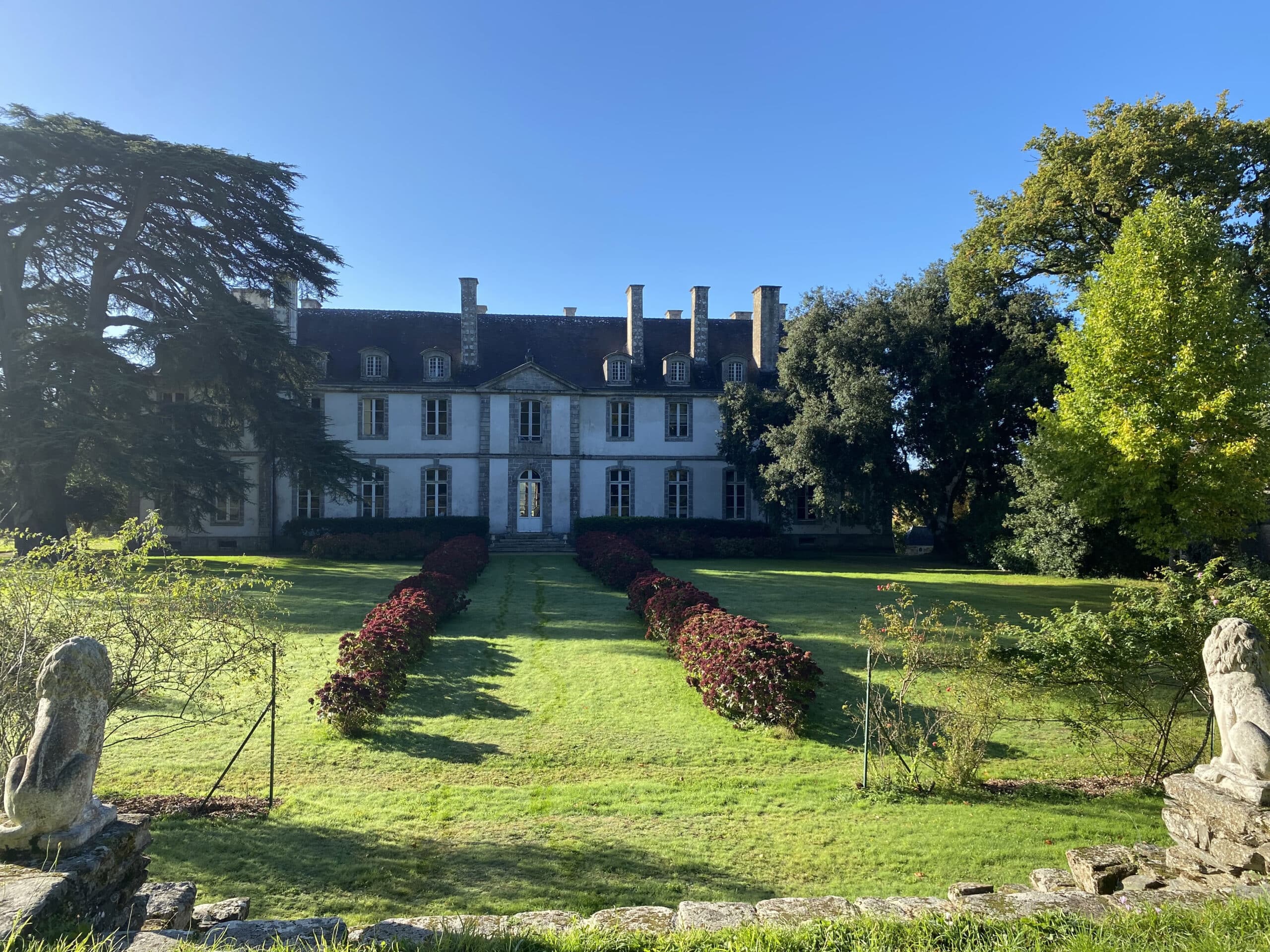 Façade nord du château de Loyat