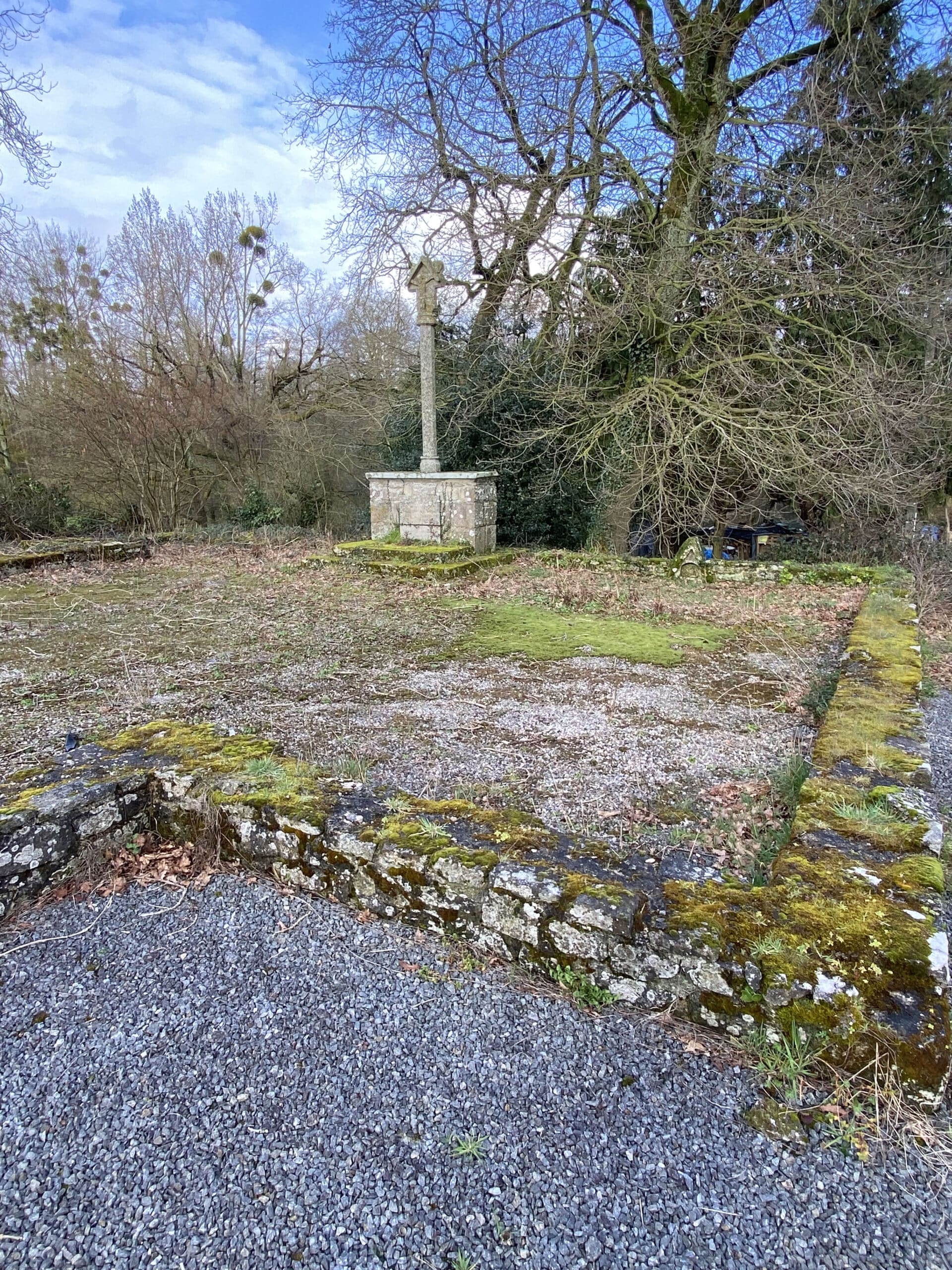 Fondations reproduites - Vue générale ouest