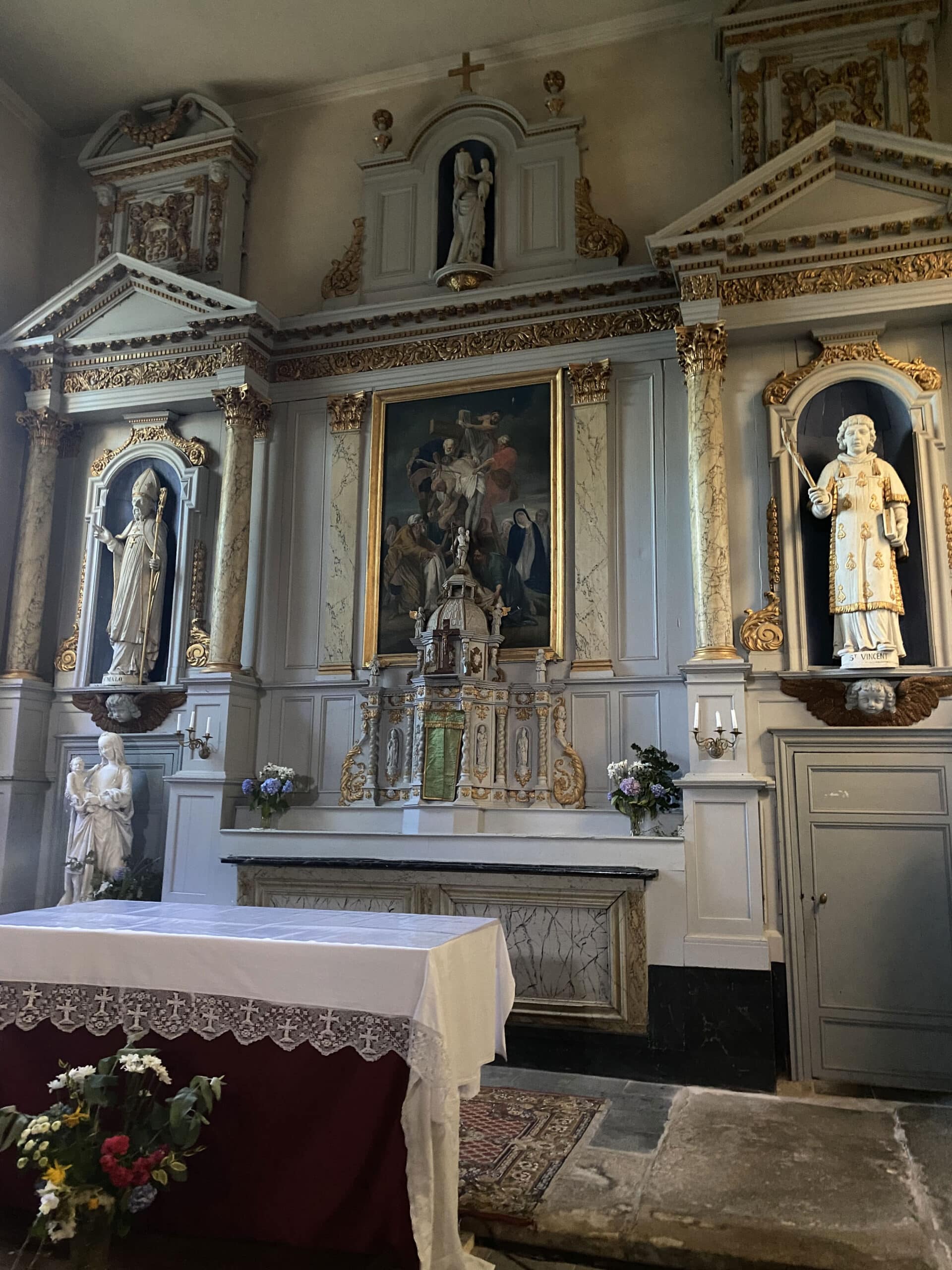 Retable, église Saint-Malo, Saint-Malo-de-Beignon
