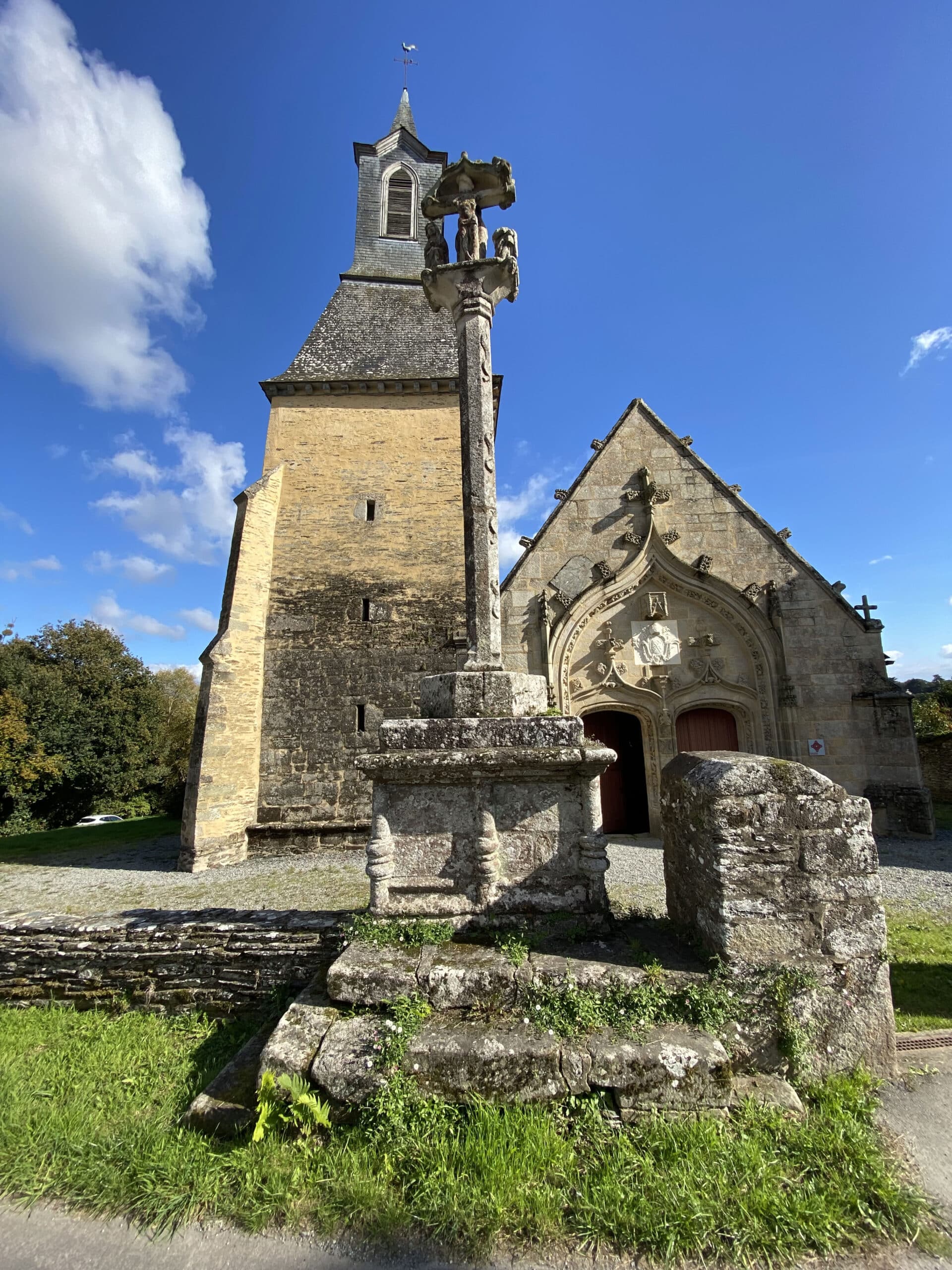Chapelle Saint-Golven, Vieux-Bourg (le), Taupont, façade ouest