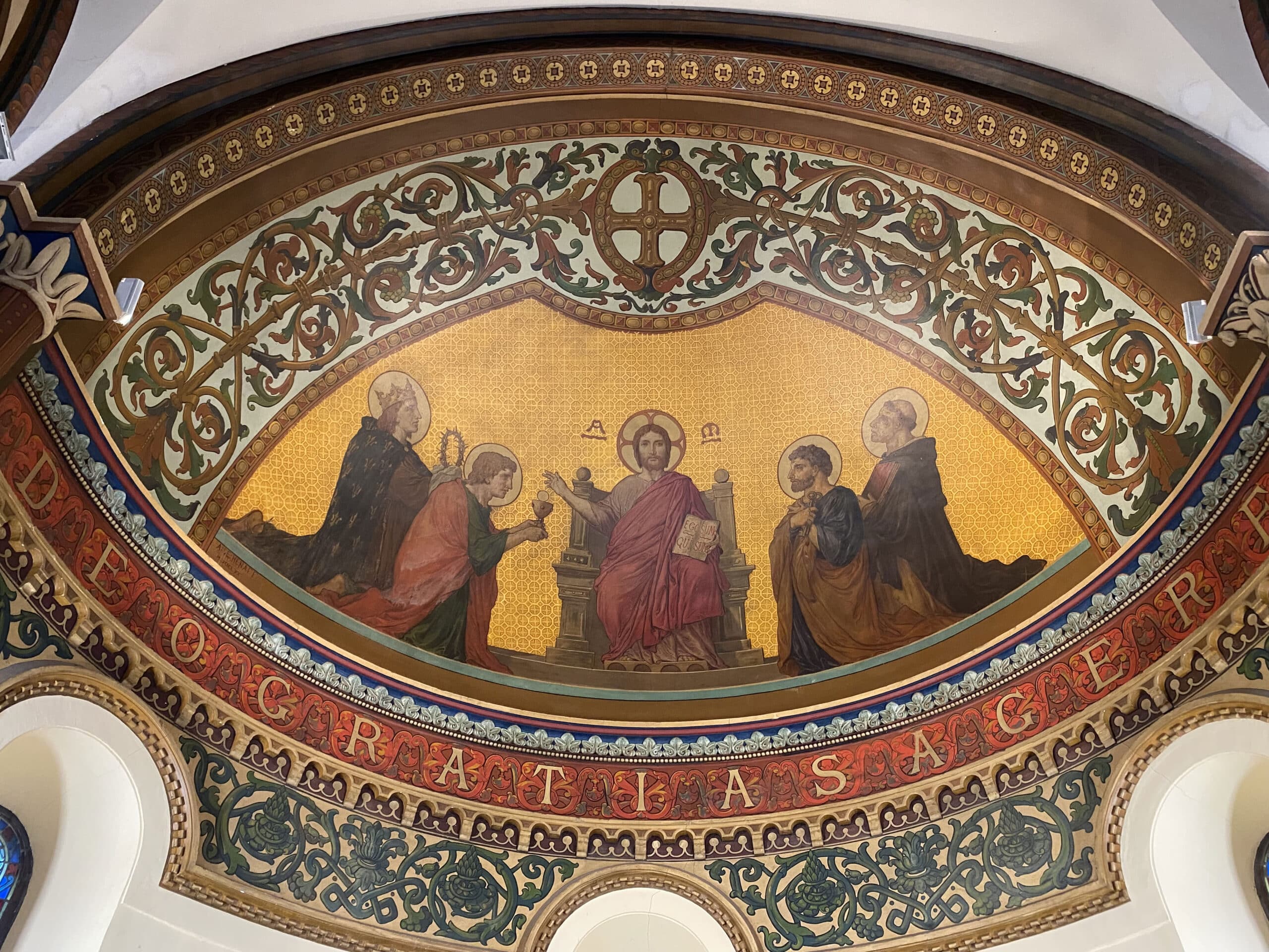 Coupole de la chapelle de l'Action de Grâces, Mauron