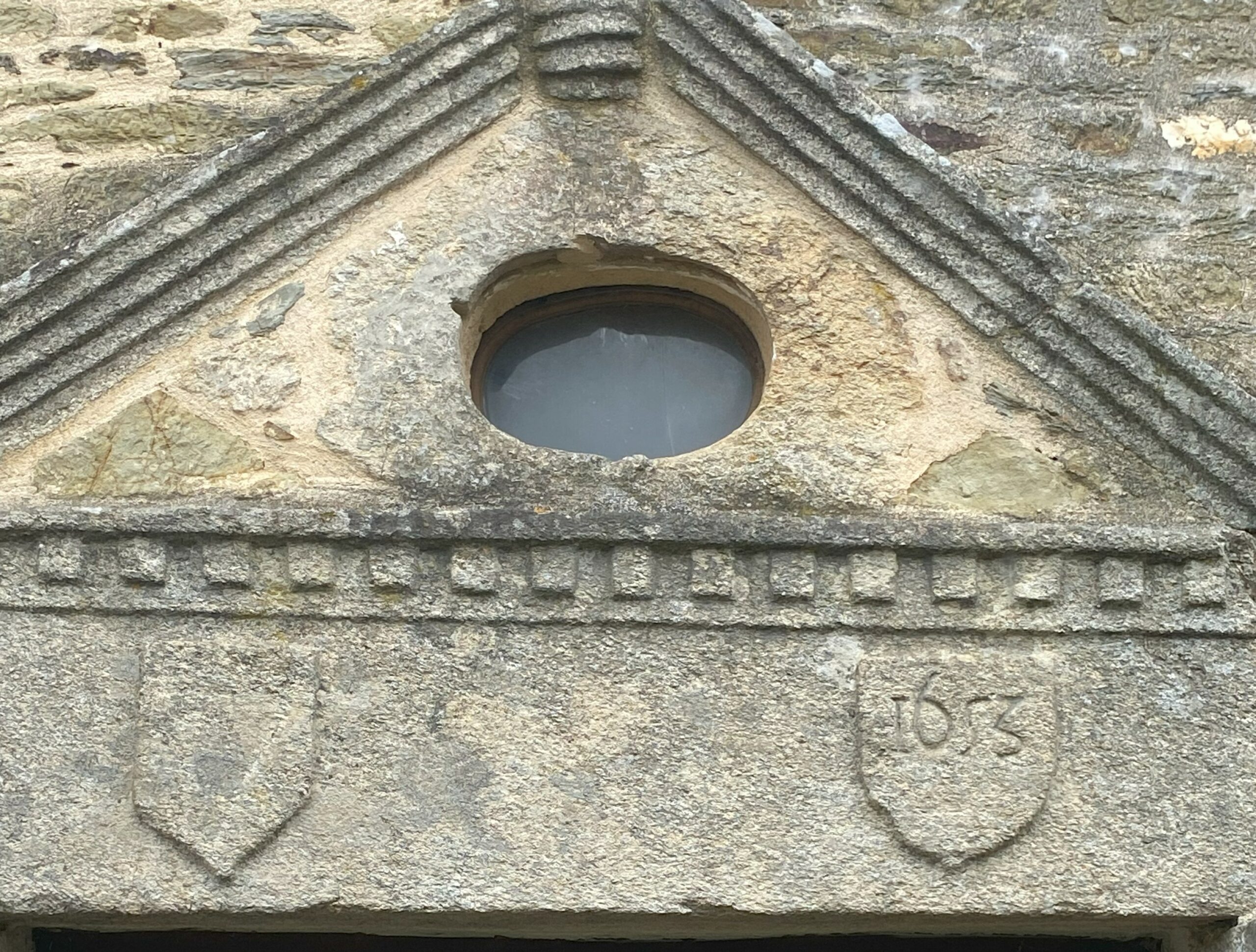 Porte d'entrée - Façade sud - Détail