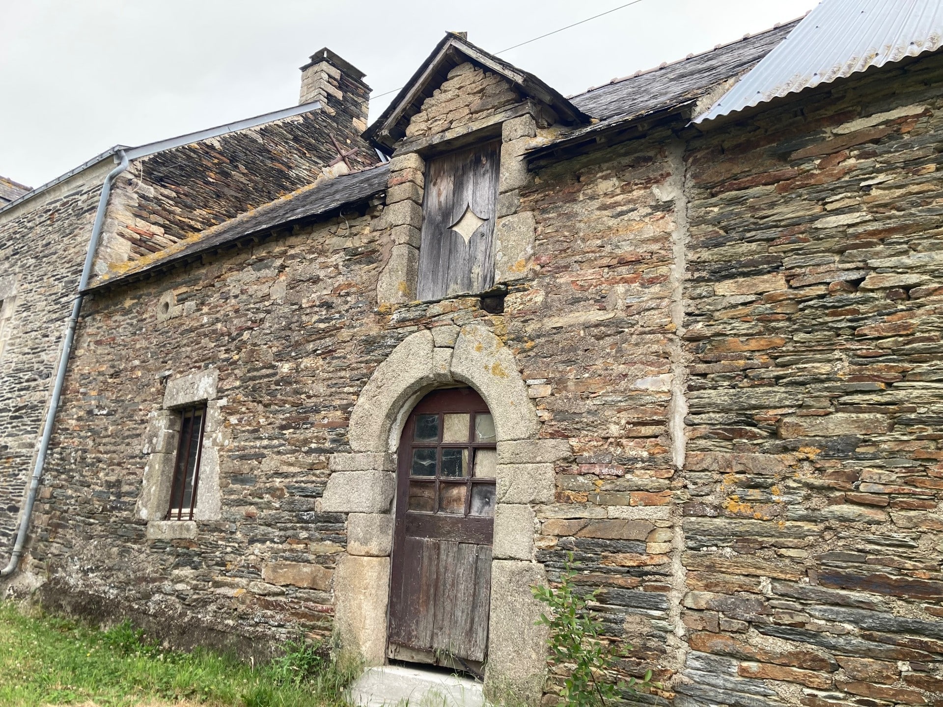 Maison n°6, Le Lério, façade sud, Sérent