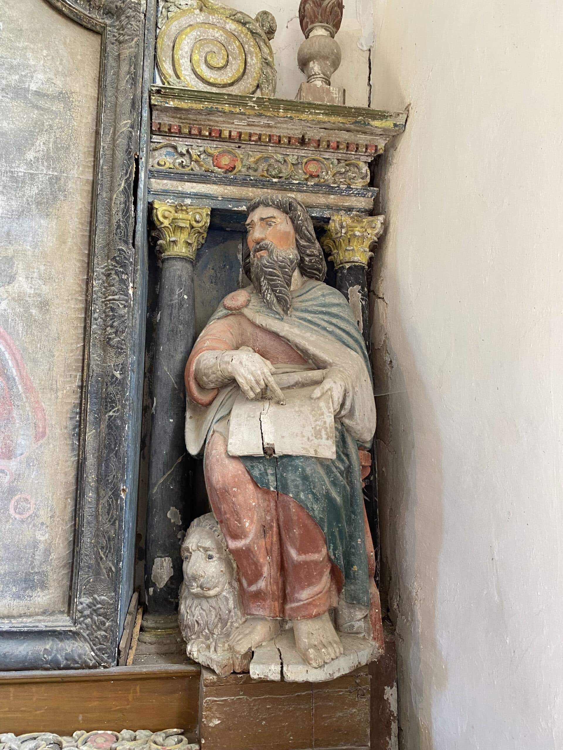 Statue : saint Marc, 16e siècle