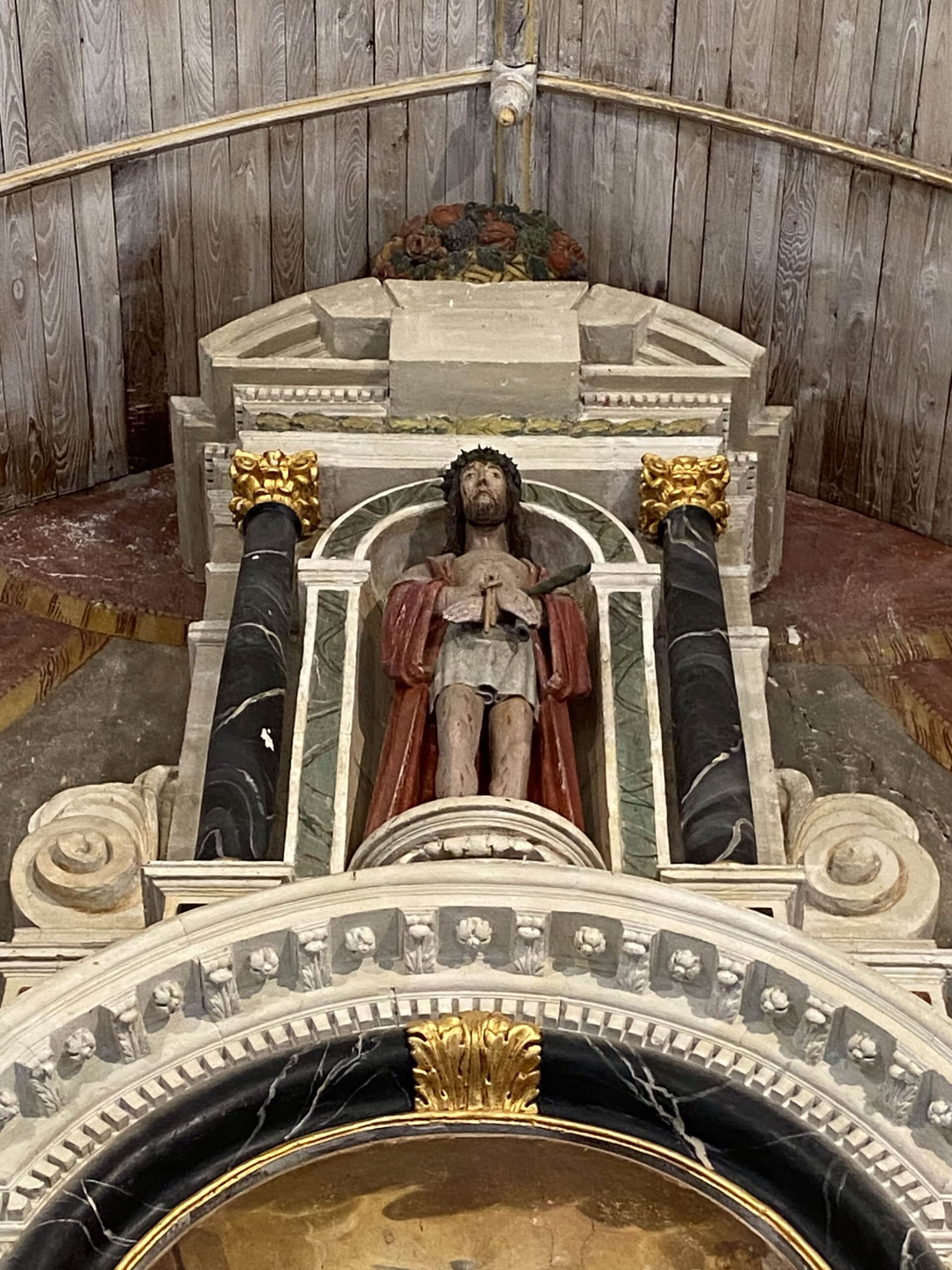 Statue : Christ aux outrages, 2e moitié 16e siècle