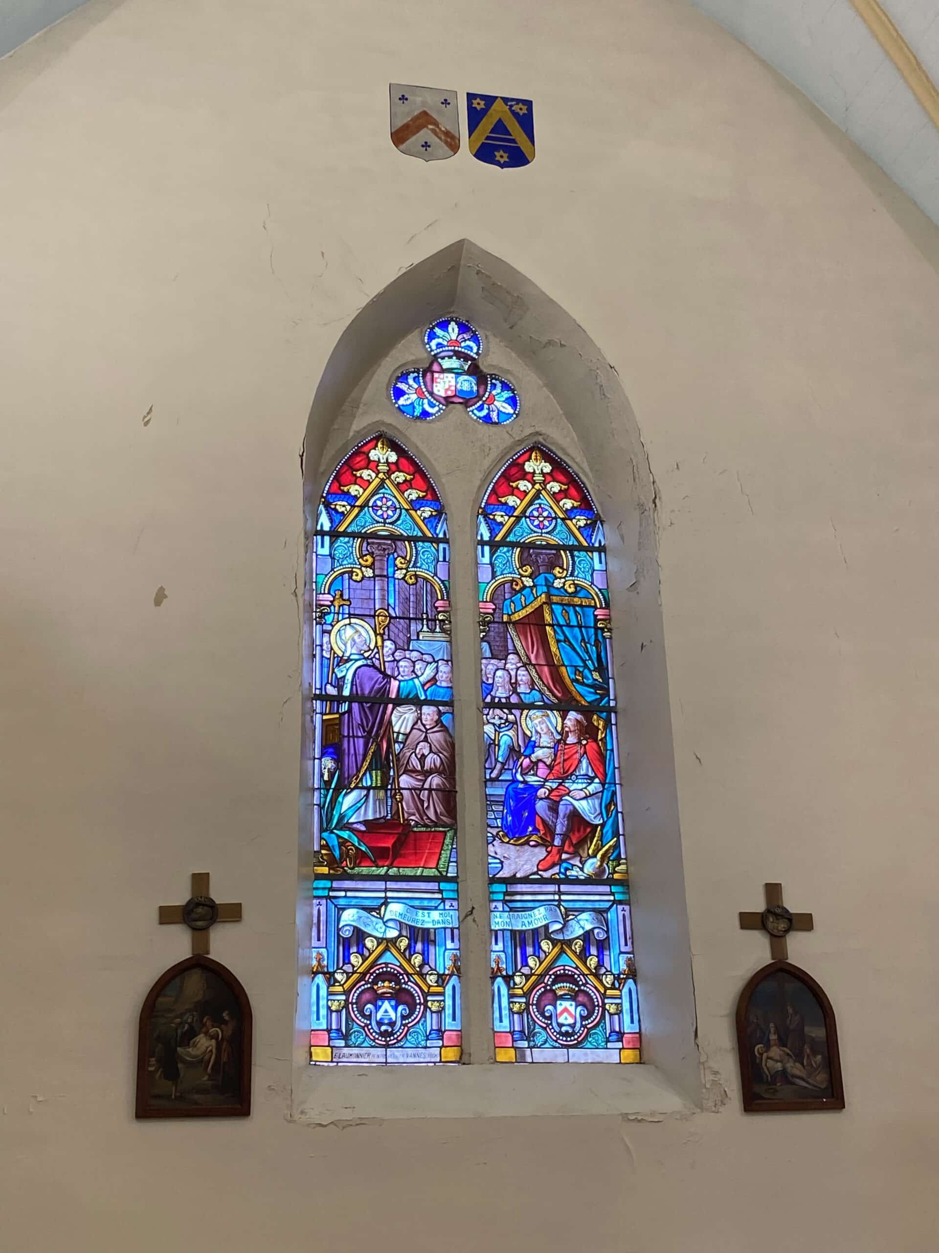 Saint Rémy prêche devant Clovis et Clotilde