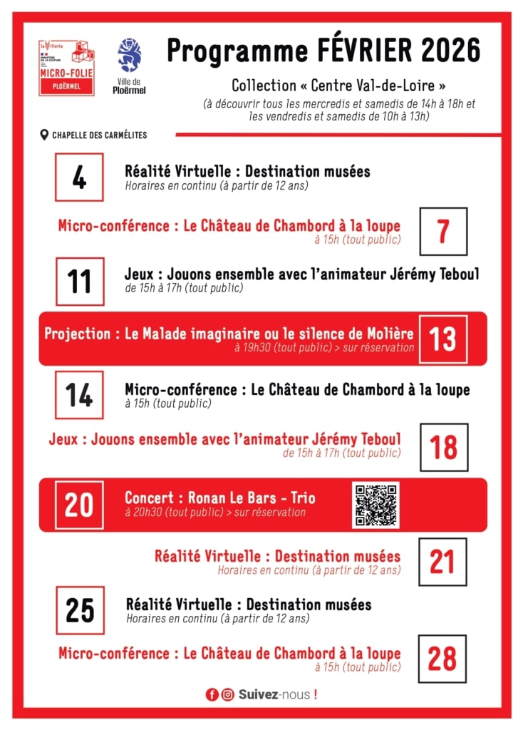 Programme Micro-Folie : Février 2026