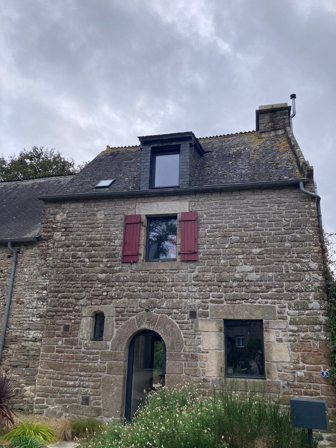 Façade nord, partie ouest, détail