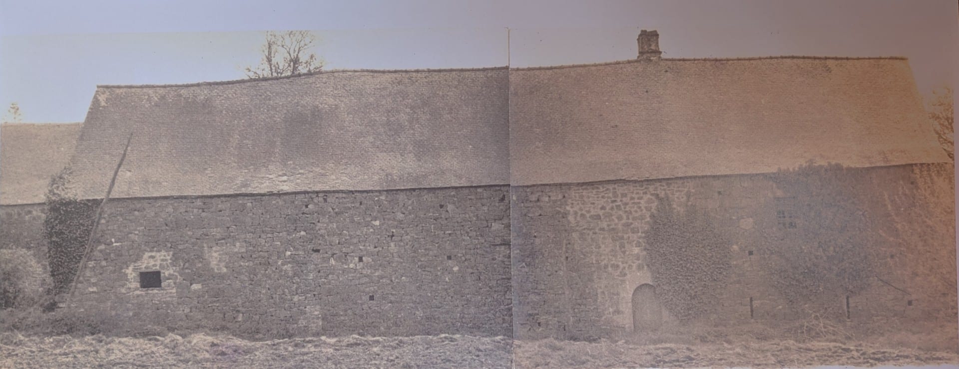 Ancienne photographie de la façade nord