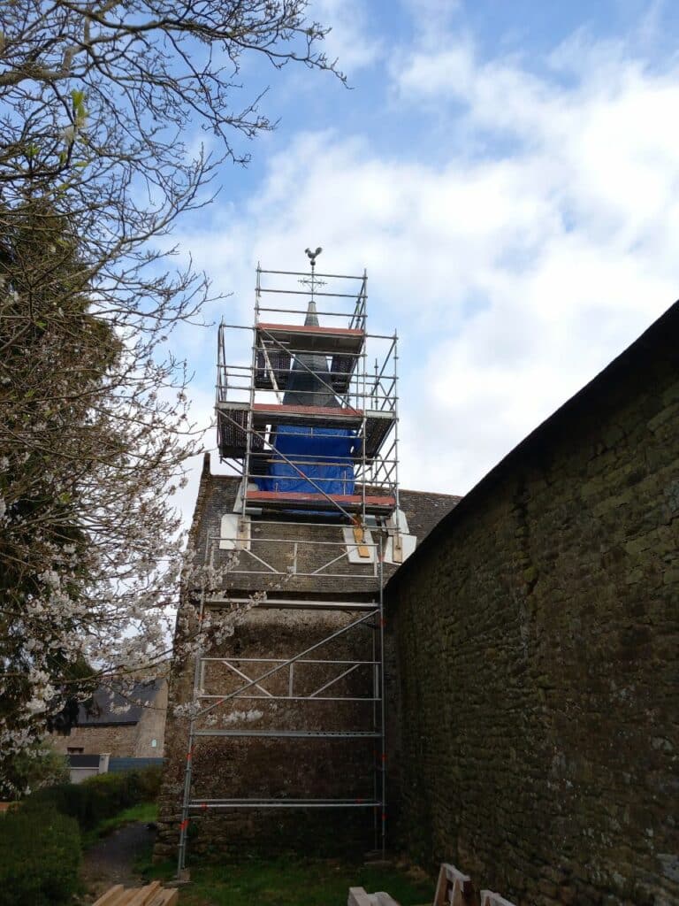 Vue ouest du clocher